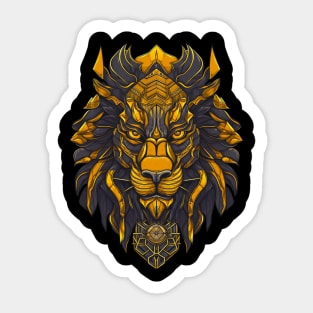 GOLDEN ZODIAC : LEO Sticker